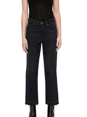 All Saints Ava High-Rise Rigid Straight-Leg Jeans